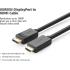 UGREEN 4K UHD DP to HDMI Cable, Audio Video Sync, Support 4K 3D Vision, Stable Single Transfer, 2.25Gbps Bandwidth, 2.0 Meter Length, Black